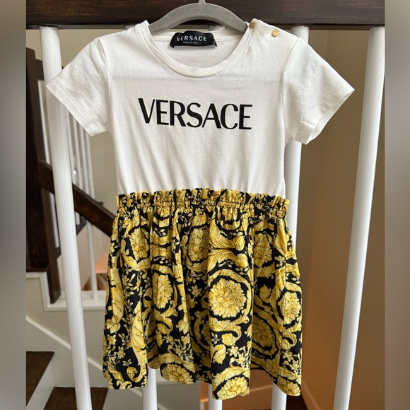 Versace Kids Barocco T-Shirt Dress
